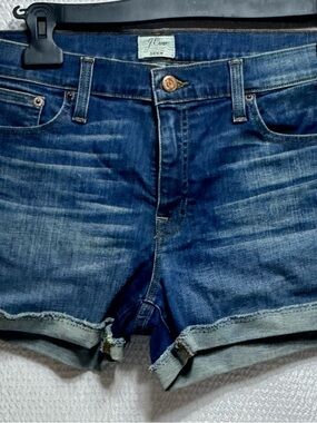 J.Crew Denim Blue Rolled Hem Denim Shorts